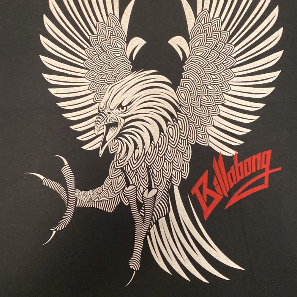 Billabong Eagle T-Shirt (Black, Size: Large)